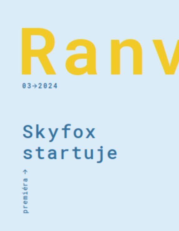 úvodní stránka časopisu Ranvej 03/2024